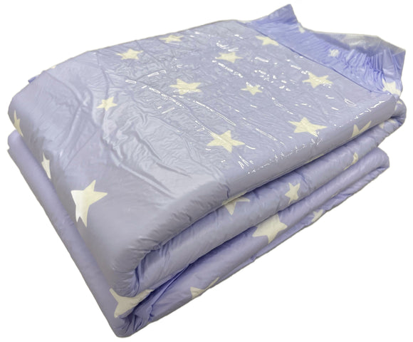 Forsite AM:PM Series Adult Diaper - Purple Stars