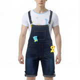 CutiePlusU Denim Overall - Dark Blue