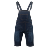 CutiePlusU Denim Overall - Dark Blue