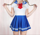 Silk-soft LFB Magical Girl Mini Dress - Blue