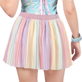 LFB Pleated Skirt - Rainbow