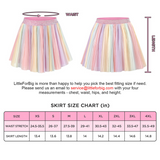 LFB Pleated Skirt - Rainbow