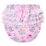 LFB Adult Ruffle Diaper Cover - Usagi Pastel Circus