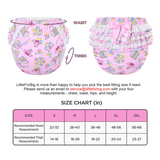 LFB Adult Ruffle Diaper Cover - Usagi Pastel Circus