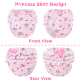 LFB Adult Ruffle Diaper Cover - Bunnies & Bows