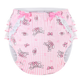 LFB Adult Ruffle Diaper Cover - Bunnies & Bows
