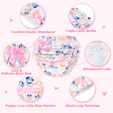 LFB Adult Ruffle Diaper Cover - Puppy Love