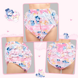 LFB Adult Ruffle Diaper Cover - Puppy Love