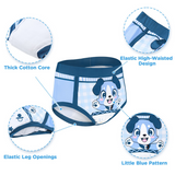 Adult High Waist Training Briefs - Little Blue