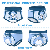 Adult High Waist Training Briefs - Little Blue