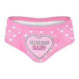 Adult Hipster Training Briefs - Blushing Baby