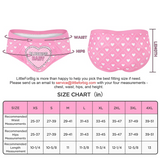 Adult Hipster Training Briefs - Blushing Baby