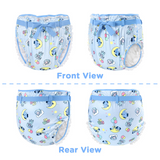 LFB Silky Ribbon Omutsu Diaper Cover - Little Blue