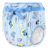 LFB Silky Ribbon Omutsu Diaper Cover - Little Blue