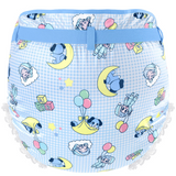 LFB Silky Ribbon Omutsu Diaper Cover - Little Blue