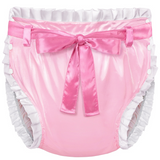 LFB Silky Ribbon Omutsu Diaper Cover - Pretty in Pink