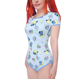 LFB Balloons Little Blue Bodysuit - Balloons