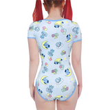 LFB Balloons Little Blue Bodysuit - Balloons