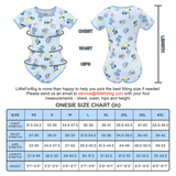 LFB Balloons Little Blue Bodysuit - Balloons