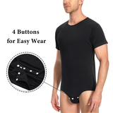 LFB Relaxed Fit Basic Bodysuit - Black
