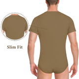 LFB Relaxed Fit Basic Bodysuit - Brown