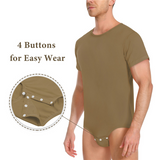 LFB Relaxed Fit Basic Bodysuit - Brown