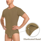 LFB Relaxed Fit Basic Bodysuit - Brown