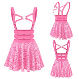 LFB Sissy University Doll Harness Jumper Skirt