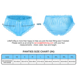 LFB Lacy Frill Panties - Blue