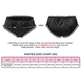 LFB Lacy Frill Panties - Black