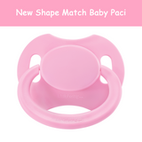 3 Pack LFB Gen II Adult size Pacifier - Dark, Medium & Light Pink