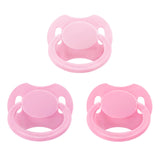 3 Pack LFB Gen II Adult size Pacifier - Dark, Medium & Light Pink