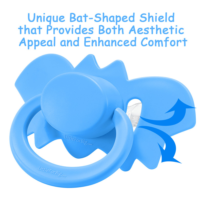 LFB Gen II Adult size Pacifier - Blue Bat – My Inner Baby