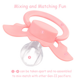 LFB Gen II Adult size Pacifier - Pink Bat