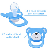 LFB Gen II Adult size Pacifier - Bear - Blue