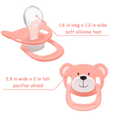 LFB Gen II Adult size Pacifier - Bear - Pink
