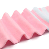 LFB Knee High Tube socks - Pink with White Stripes