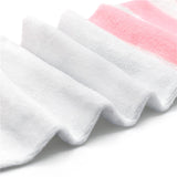 LFB Knee High Tube socks - White with Pink Stripes