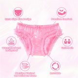 LFB Bikini Plastic Pant - Dolly Pink