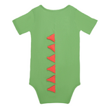 LC Adult Ribbed Bamboo Bodysuit - Dinosaur