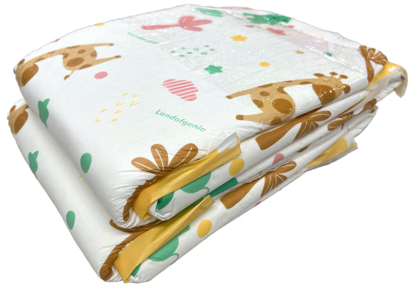 LandofGenie Giraffe & Elephant Adult Diaper