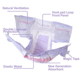 Lil Comforts Lacy Love Cloth Backed Adult Diaper
