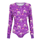 ODU Vampire Bby's Halloween Long Sleeve Bodysuit with Thumbhole