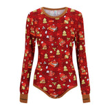 ODU Busy Beavers Long Sleeve Bodysuit with Thumbhole