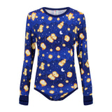 ODU Nightlight Buddies Long Sleeve Bodysuit with Thumbhole
