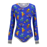 ODU Fright Night Long Sleeve Bodysuit with Thumbhole