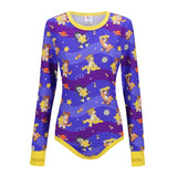 ODU Star Pups Long Sleeve Bodysuit with Thumbhole