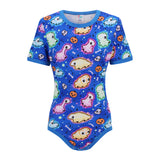 ODU Boo-Rassic Bodysuit - Blue