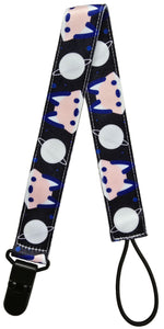 ODU Pacifier Clip - Cosmic Fox - Black