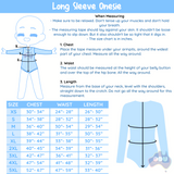 ODU Sakura Neko Long Sleeve Bodysuit with Thumb Hole